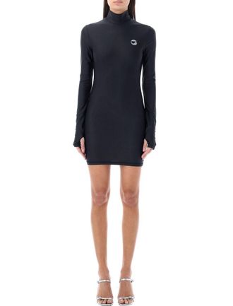 Coperni High Neck Mini Dress