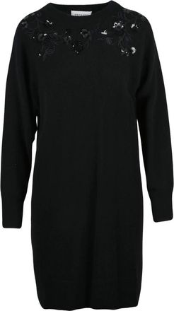 Ermanno Scervino Dames, Jurken, Zwart, Maat: XS Viscose