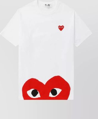 Comme Des Gar&ccedil;ons cotton logo appliqu&eacute; t-shirt