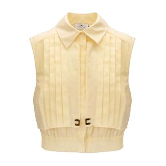 Elisabetta Franchi Donna, Camicette, Giallo, L, new