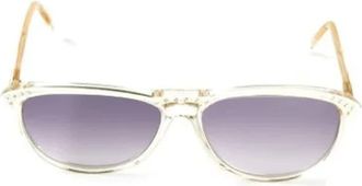 Saint Laurent Pre-owned Acetate sunglasses - Dames - Vintage Accessoires - Wit - ONE Size - Vintage