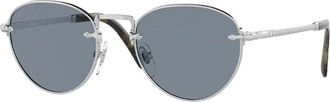 Persol PO2491S 112256 Mens Sunglasses Silver Size 49