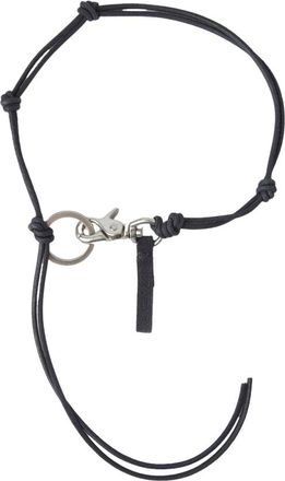 Our Legacy Ladon Keyring Ketting - Heren - Kettingen - Zwart - ONE Size - Leer - Accessoires