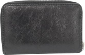Gucci Pre-owned Muntportemonnee - Dames - Pre-owned - Zwart - Maat: ONE Size Leer