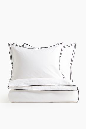 H&M Baumwollbettw&auml;sche f&uuml;r Doppel-/Kingsize-Betten - White
