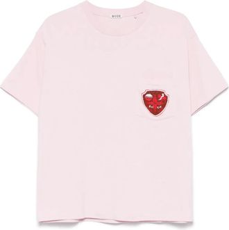 Bode T-shirt con stemma - Rosa