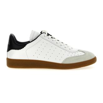 Isabel Marant Schoenen, Dames, Wit, 37 EU, Su&egrave;de, Bryce leren en su&egrave;de sneaker