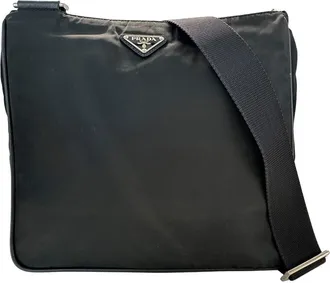 Prada Black Nylon Shoulder Bag (Pre-Owned)