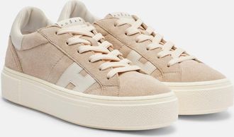 Hogan H705 Allacciato H suede platform sneakers