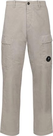 C.P. Company Stretch Sateen Regular Cargo Broek - Heren - Straight fit broeken - Beige - L - Katoen - Broeken