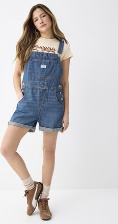 Levi's Womens Medium blue denim overalls