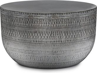 Simpli Home Johnsen 29.5In Boho Metal Coffee Table