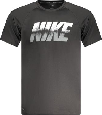 Nike Hydroguard Dri-FIT Top met Korte Mouwen - Heren - Sportshirts - Zwart - L - Polyester - Fitness