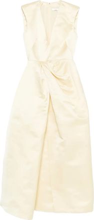 Givenchy Gedraaide jurk met V-hals - Beige