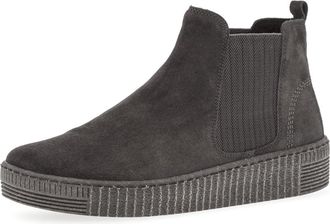Gabor Women Ankle Boots, Ladies Chelsea Boots,Removable Insole,Low Boots,Half Boots,Bootie,Slip Boot,Flat,Grey (Pepper) / 19,37.5 EU / 4.5 UK