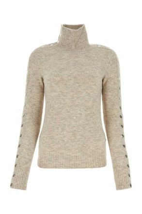 Isabel Marant Isabel Marant Melange Sand Nylon Blend Malo Sweater