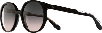 Cutler and Gross Smoke Gradient Round Ladies Sunglasses CGSN139557 001 57