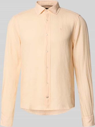 Joop Causal Fit Leinenhemd mit Kentkragen Modell Mike in Apricot, Gr&ouml;&szlig;e XXL