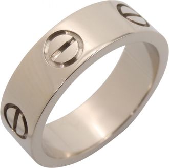 Cartier Silver White Gold (18K) Band Ring (Pre-Owned)
