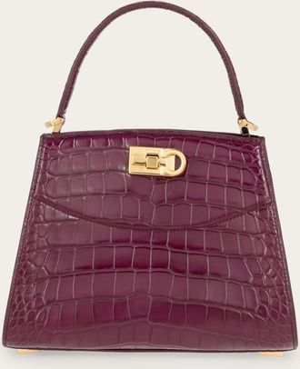 Ferragamo Women New Ferragamo Studio box bag (S) Violet