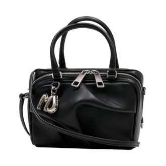 Marc Jacobs Micro Bauletto Handtas - Dames - Handtassen - Zwart - ONE Size - Leer - Tassen