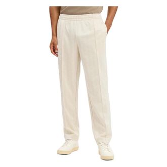 Lacoste Monogram Jacquard Sweatpants - Heren - Broeken - Beige - Maat: M Poliester