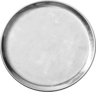 Puebco Aluminum Round Tray in Silver at Nordstrom, Size Medium