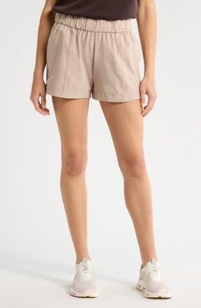 Zella Out & About Shorts in Tan Thread at Nordstrom Rack, Size X-Large