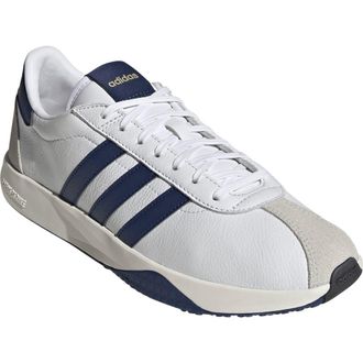 adidas Run 76/26 Sneaker in White/Dark Blue/Gold Met at Nordstrom Rack, Size 10.5
