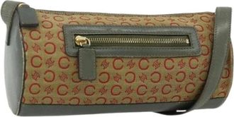 Celine Pre-owned Shoulder Bags, female, Beige, Size: ONE SIZE Pre-owned C Macadam Canvas Shoulder Bag