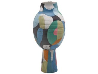 Schubiger M&ouml;bel Vase Keramik Multicolor H: 50 cm