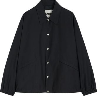 Jil Sander Giacca-camicia monopetto - Blu