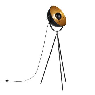 QAZQA Lampada Da Terra Magna Licht88 - Design - Acciaio - Nero - Sfera/tondo Max. 1 X Watt - Qazqa