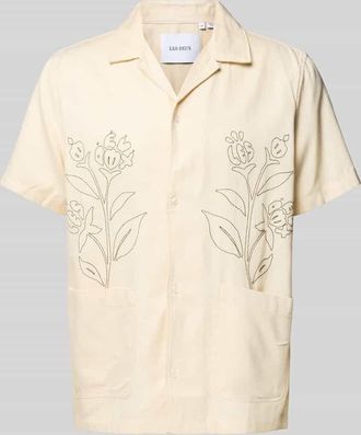 Les Deux Regular Fit Freizeithemd mit Resortkragen Modell Kingsley in Offwhite, Gr&ouml;&szlig;e XXL