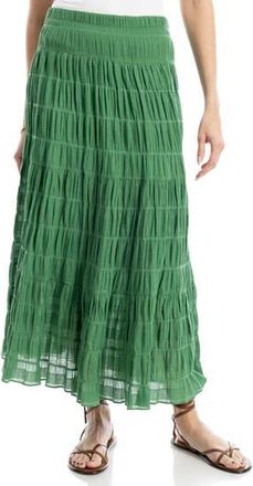 Max Studio Textured Midi Skirt in New Green at Nordstrom Rack, Size X-Small