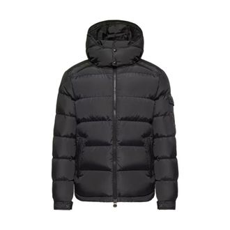 Moncler Maya kort donsjack - Heren - Jassen - Blauw - Maat: M Zijde
