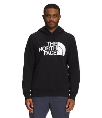 The North Face Half Dome Hoodie Mens Black Kangaroo Pocket Pullover UPS1316