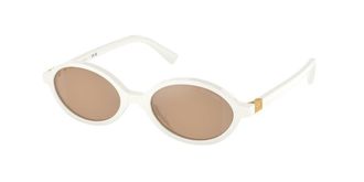Miu Miu MU04ZSF Asian Fit 14240D Womens Sunglasses White Size 50