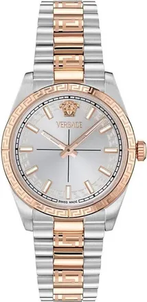 Versace Millenyium Quartz Silver Dial Ladies Watch VE0E00525
