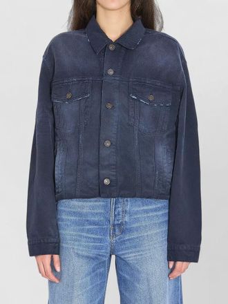 Balenciaga cropped denim jacket regular fit