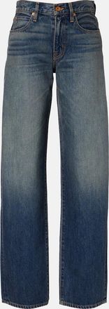Slvrlake Denim Tess faded wide-leg jeans