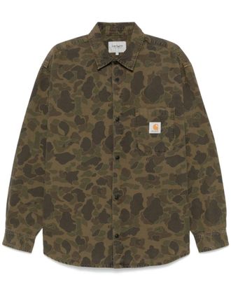 Carhartt Work in Progress Camicia Duck - Verde