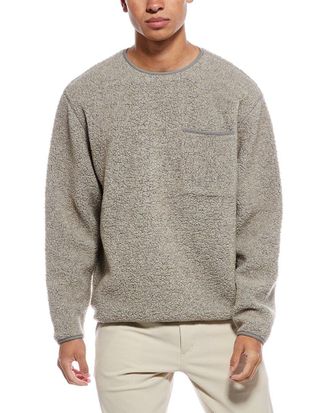 Todd Snyder Todd Snyder Sherpa Wool-Blend Crewneck Sweatshirt