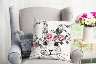 Queence Dekokissen »Bennet« süsser Hase