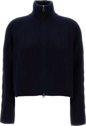 Lisa Yang Vest met hoge hals - Blauw