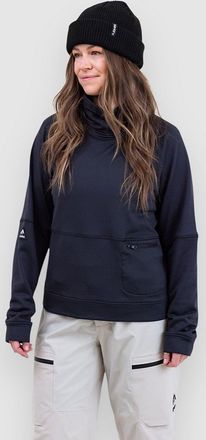 Jones Snowboards Flagship Rec Grid 1/2 Zip Chaqueta Polar negro