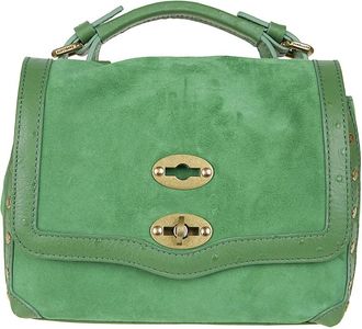 Zanellato Postina Zashmere Baby Messenger Bag - Dames - Handtassen - Groen - ONE Size - Katoen - Tassen
