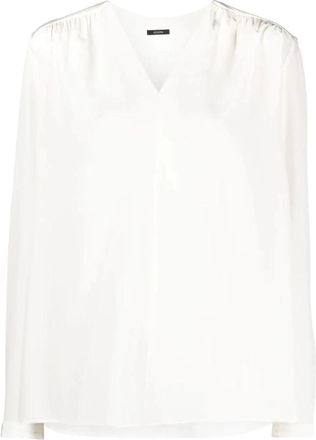 Joseph Newell Blouse - Dames - Blouses - Wit - L - Overhemden