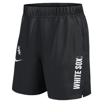 Nike Chicago White Sox Victory Mens Nike Mens Dri-FIT MLB Shorts in Black | 01NA00ARX-F0V