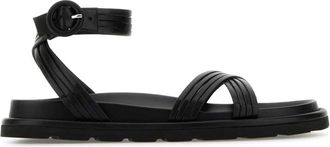 Gianvito Rossi G32659 Nappa - Dames - Sandalen - Zwart - 40 EU - Leer - Schoenen